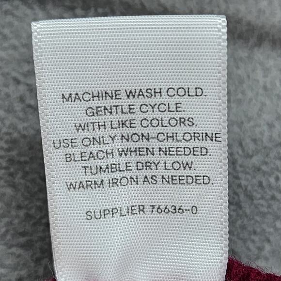 NWOT Liz Claiborne Women's XXLARGE Pajama Set Burgundy Paisley Sleep Lounge Wear - Picture 10 of 16